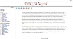 Desktop Screenshot of oaxacanotes.com